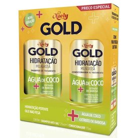 KIT NIELY GOLD HIDRATAÇÃO MILAGROSA SHAMPOO 275ML + CONDICIONADOR 175ML