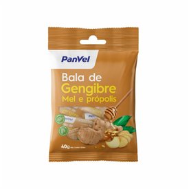 BALA DE GENGIBRE PANVEL MEL E PROPOLIS 40G