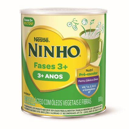 COMPOSTO LÁCTEO NINHO FASES 3+ 800G