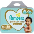 FRALDAS PAMPERS PREMIUM CARE TAMANHO M 80 UNIDADES