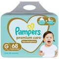 FRALDAS PAMPERS PREMIUM CARE TAMANHO G 68 UNIDADES