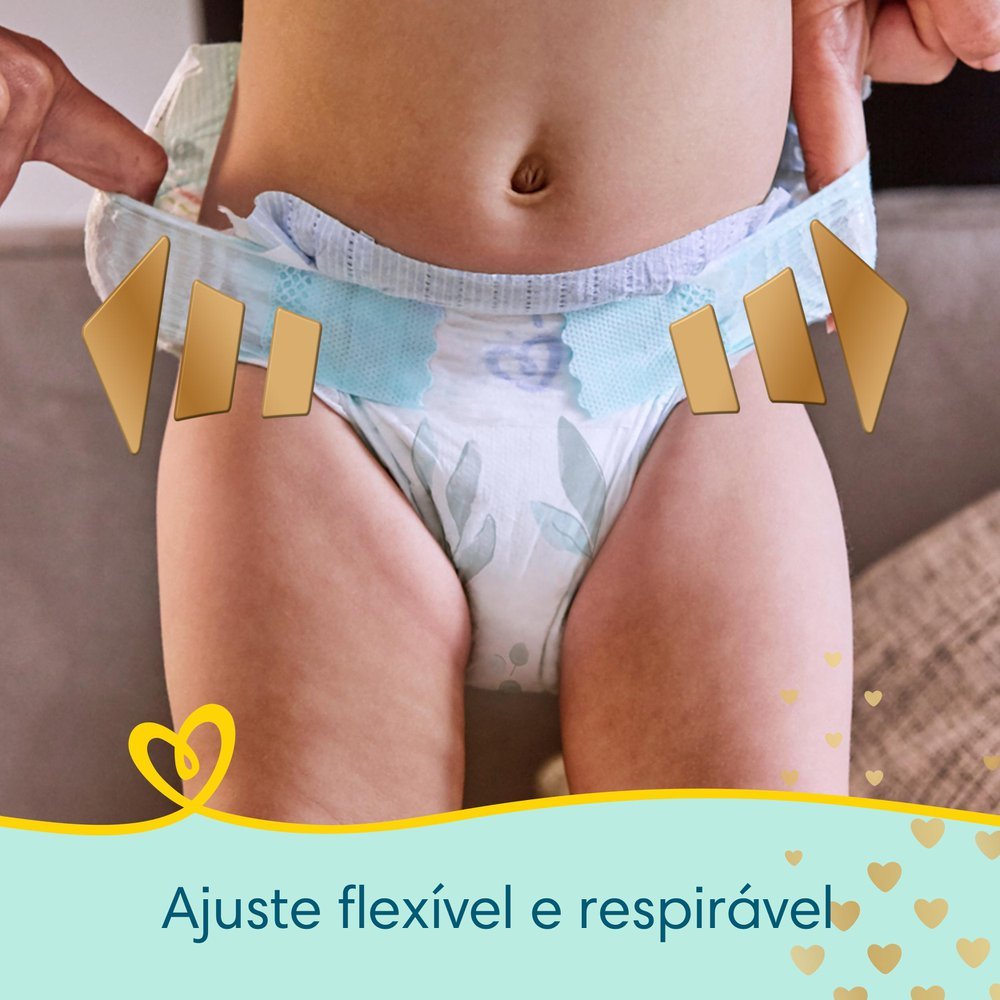 FRALDA PAMPERS PREMIUM CARE BAG G COM 68 UNIDADES