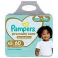 FRALDAS PAMPERS PREMIUM CARE TAMANHO XG 60 UNIDADES