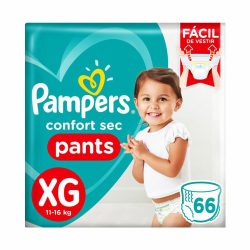 Fralda Pampers Confort Sec Pants Bag Xg Com 66 Unidades