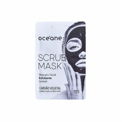 MÁSCARA FACIAL OCEANE ESFOLIANTE CARVÃO VEGETAL 15ML