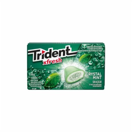 GOMA DE MASCAR TRIDENT CRYSTAL MINT BLISTER 18G