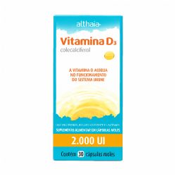 Vitamina D 2.000ui 30 Capsulas Moles Althaia