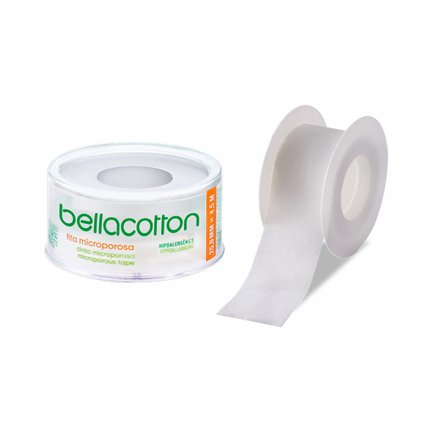 FITA MICROPOROSA BELLACOTTON 25,0MM X 4,5M