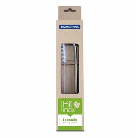 KIT CANUDO INOX TRAMONTINA C/1 + ESCOVA