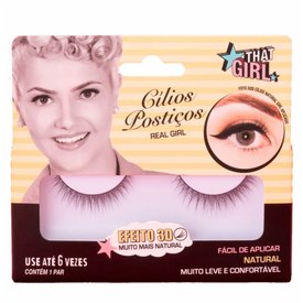 CÍLIOS POSTIÇOS THAT GIRL 3D REAL GIRL