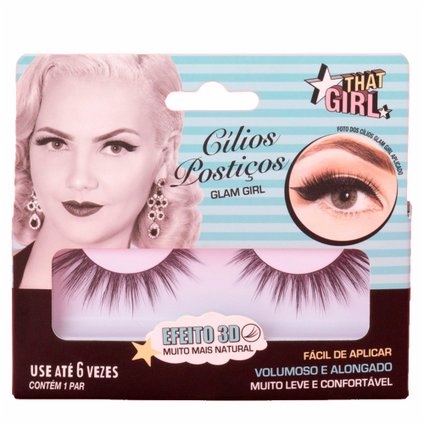 CÍLIOS POSTIÇOS THAT GIRL 3D GLAM GIRL