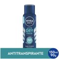 DESODORANTE AEROSOL NIVEA MEN ACTIVE DRY FRESH 150ML