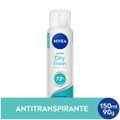 DESODORANTE ANTITRANSPIRANTE NIVEA AEROSSOL DRY FRESH 150ML