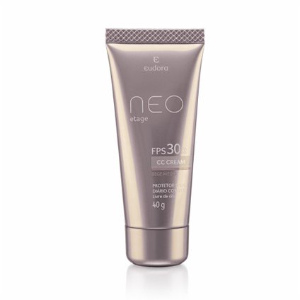PROTETOR SOLAR EUDORA NEO CC CREAM BEGE MÉDIO FPS 30 40G