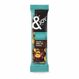 BARRA JOY AVELÃ E NIBS DE CACAU NUTS ZERO AÇÚCAR 25G