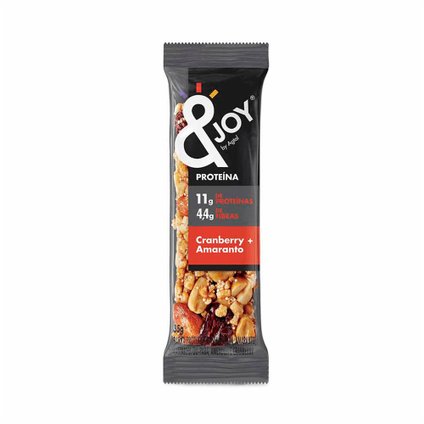 BARRA JOY CRANBERRY E AMARANTO PROTEINA 35G