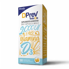 DPREV TODO DIA 2.000UI COM 30 CÁPSULAS MOLES