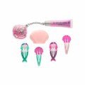 KIT INFANTIL PANVEL SEREIA - BRILHO LABIAL + SABONETE CONCHA + 4 PASSADORES DE CABELO