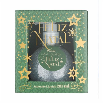 SABONETE LÍQUIDO PANVEL FELIZ NATAL PRATA 285ML