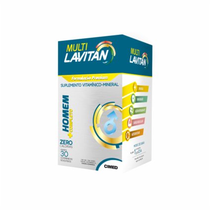 LAVITAN MULTI HOMEM 30 COMPRIMIDOS REVESTIDOS