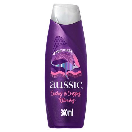 CONDICIONADOR AUSSIE CACHOS E CRESPOS ATIVADOS HIDRATAÇÃO E DEFINIÇÃO 360ML