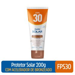 Protetor Solar Com Acelerador De Bronzeado Panvel Solar Fps30 200g