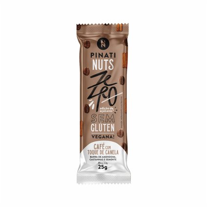 BARRA DE NUTS PINATI ZERO CAFÉ 25G
