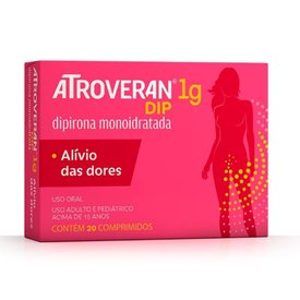 ATROVERAN DIP 1G COM 20 COMPRIMIDOS