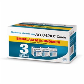 TIRAS REAGENTES ACCU-CHEK GUIDE ECONOMY PACK 3X50 UNIDADES