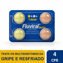 Fluviral Noite 4 Comprimidos Revestidos