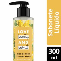 Sabonete Líquido Love Beauty And Planet Mãos E Corpo Óleo De Coco E Ylang Ylang 300ml