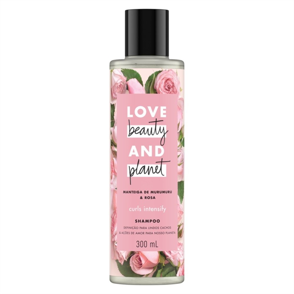 SHAMPOO LOVE BEAUTY AND PLANET MANTEIGA DE MURUMURU E ROSA 300ML