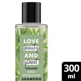 SHAMPOO LOVE BEAUTY AND PLANET ENERGIZING DETOX 300ML