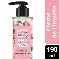 Creme De Limpeza Love Beauty And Planet Curls Intensify Manteiga De Murumuru & Rosa 190ml
