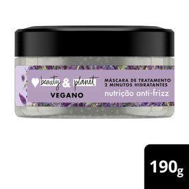 MÁSCARA DE TRATAMENTO LOVE BEAUTY AND PLANET ÓLEO DE ARGAN E LAVANDA 190G
