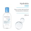 ÁGUA MICELAR HYDRABIO BIODERMA H2O DERMATOLÓGICA FORTALECEDORA HIDRATANTE 250ML