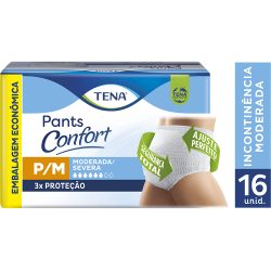 Roupa Íntima Uniseex Tena Pants Confort P/m Com 16 Unidades