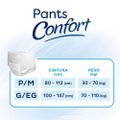 ROUPA ÍNTIMA TENA PANTS CONFORT P/M 16 UNIDADES