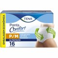 ROUPA ÍNTIMA TENA PANTS CONFORT EMBALAGEM ECONÔMICA P/M 16 UNIDADES