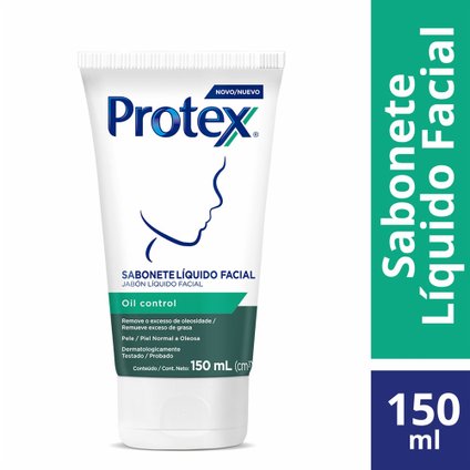 SABONETE LÍQUIDO FACIAL PROTEX OIL CONTROL 150ML