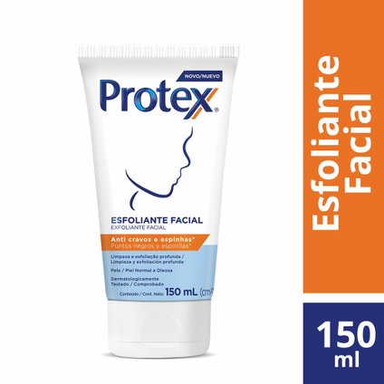 ESFOLIANTE FACIAL PROTEX ANTI CRAVOS E ESPINHAS 150ML