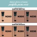 BASE LÍQUIDA MAYBELLINE FIT ME N300 EFEITO MATTE 30ML