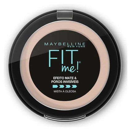 PÓ COMPACTO MAYBELLINE FIT ME 01 SUPER CLARO NEUTRO