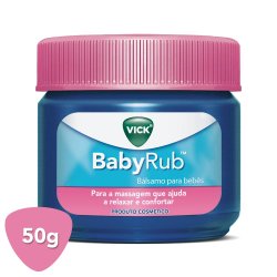 Vick Babyrub Bálsamo Para Bebês 50g