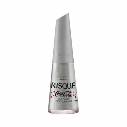 ESMALTE RISQUÉ METALIZADO VIVA O LADO COCA-COLA DA VIDA 8ML