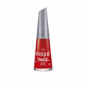 ESMALTE RISQUÉ CREMOSO VERMELHO COCA-COLA 8ML