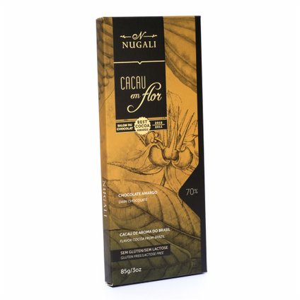 CHOCOLATE NUGALI CACAU EM FLOR AMARGO 70 CACAU 85G