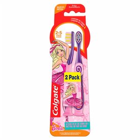 ESCOVA DENTAL COLGATE SMILES BARBIE 2-5 ANOS COM 2