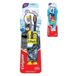 Escova Dental Colgate Smiles 6+ Batman E Mulher Maravilha C/2