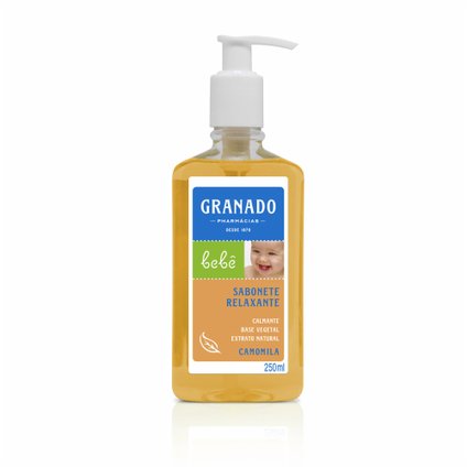 SABONETE LIQUIDO GLICERINADO GRANADO BEBÊ CAMOMILA 250ML